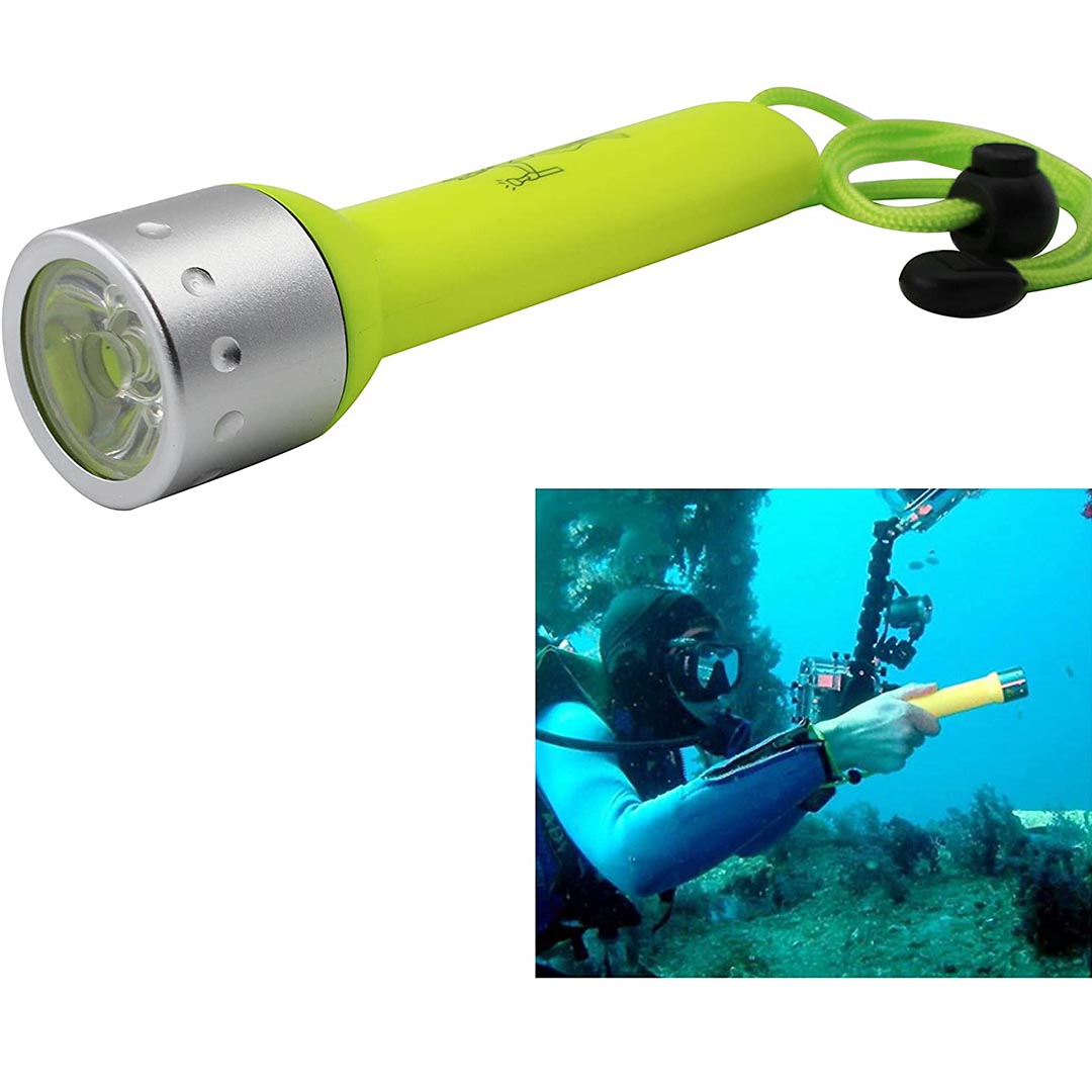 Αδιάβροχος καταδυτικός υποβρύχιος φακός χειρός flashlight for diving BS-00223