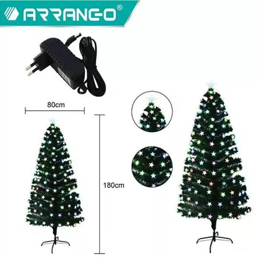 Χριστουγεννιάτικο δέντρο πράσινο 180εκ με 210 Led ARRANGO AN79594