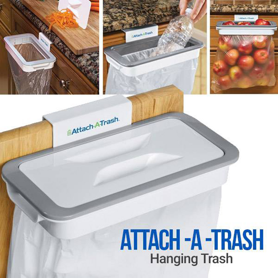 Attach-A-Trash βάση στήριξης για σακούλα πλαστική σε λευκό χρώμα
