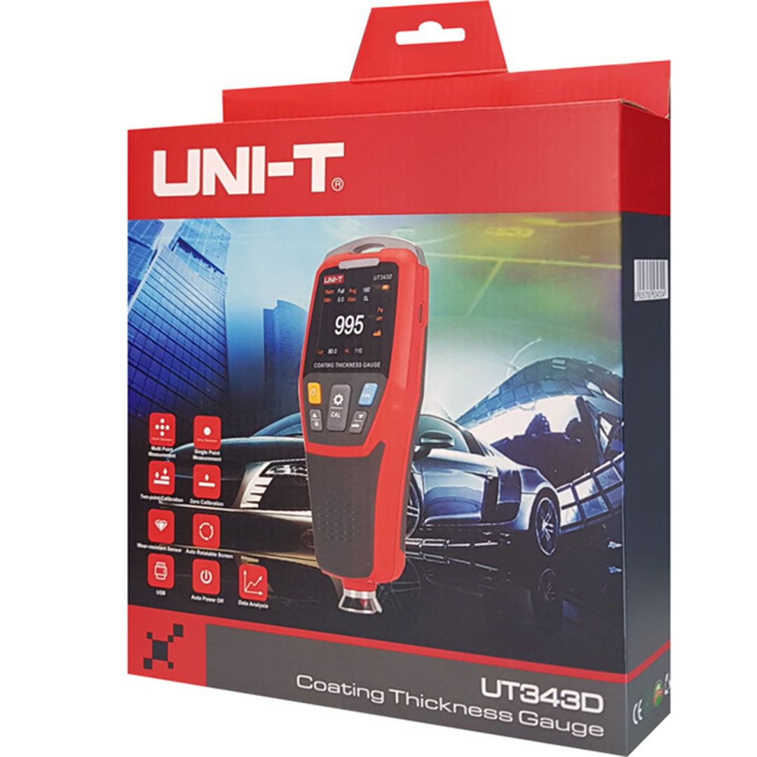 Ψηφιακός μετρητής πάχους χρώματος UNI-T UT343D