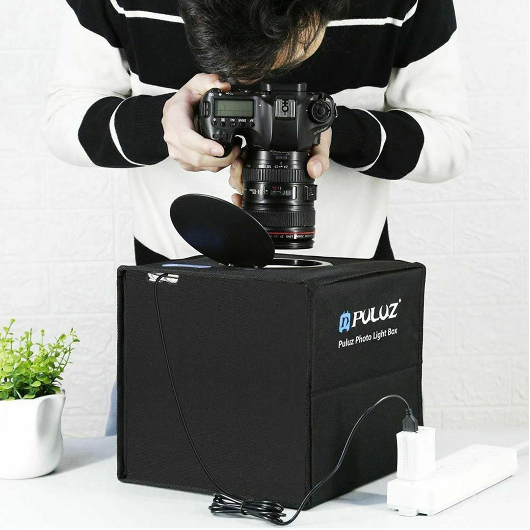 Φωτιζόμενο photo box με πολλαπλά backround 30x30x30cm Puluz PU5032B
