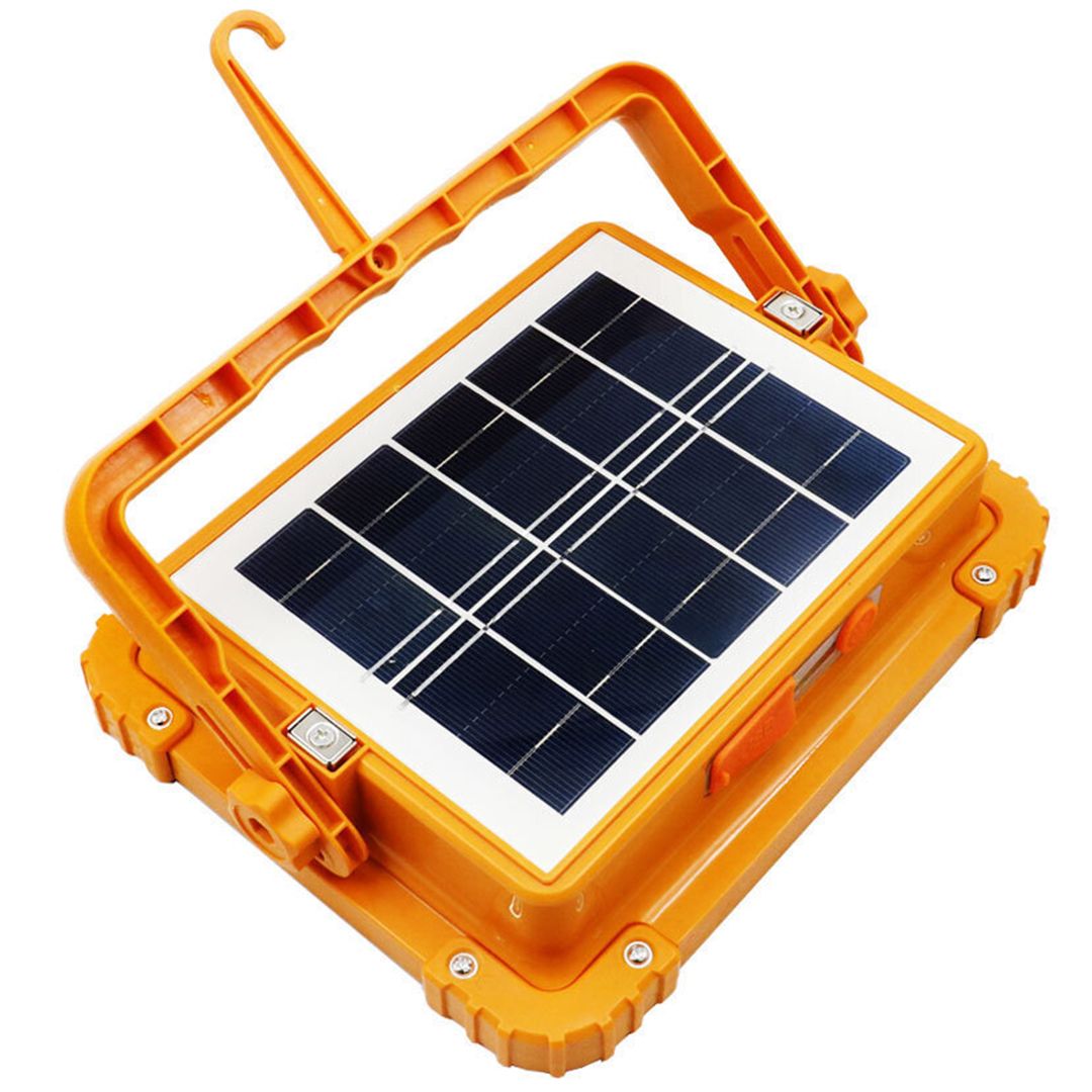 Αδιάβροχος ηλιακός προβολέας εργασίας 100W - Power Bank με βάση και μαγνήτη 3000K-4500K-6000K RiXME RZ.W1000W