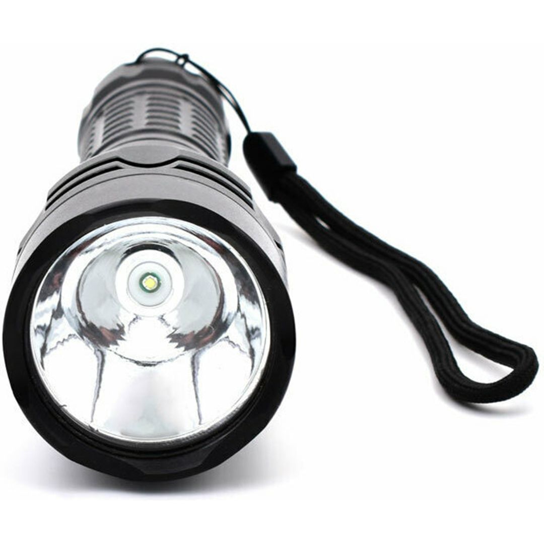 Φακός κατάδυσης επαναφορτιζόμενος LED με φωτεινότητα 800lm για βάθος έως 100m Bailong BL-8768 μαύρος