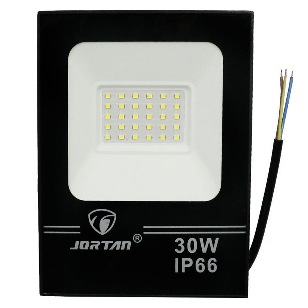Στεγανός Προβολέας IP66 Ισχύος 30W με Ψυχρό Λευκό Φως σε Μαύρο χρώμα TP30W