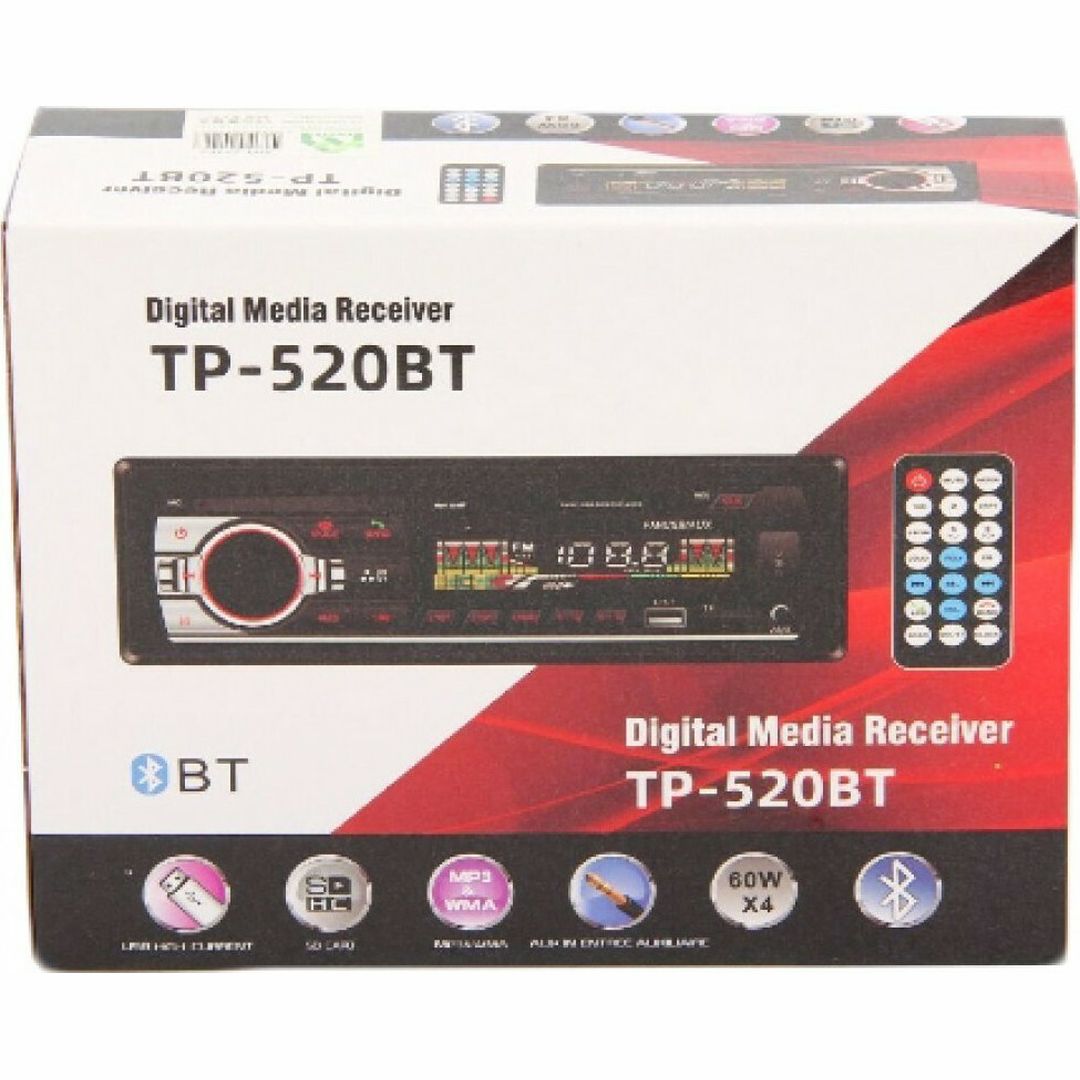 TP-520BT Ηχοσύστημα Αυτοκινήτου (Bluetooth/USB/AUX)