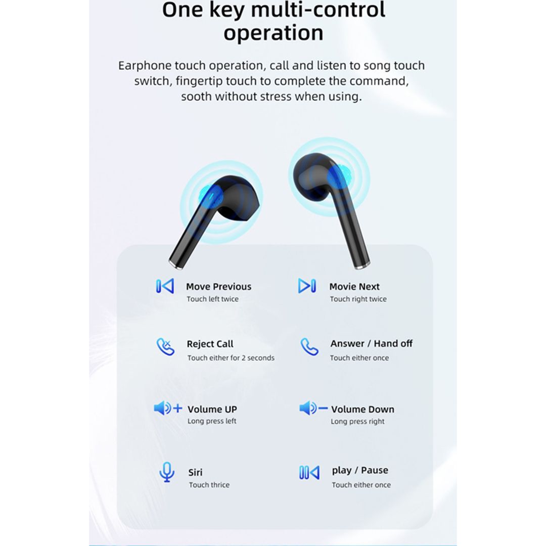 In-ear Bluetooth handsfree ακουστικά με αντοχή στον ιδρώτα και θήκη φόρτισης Awei T28 μαύρα