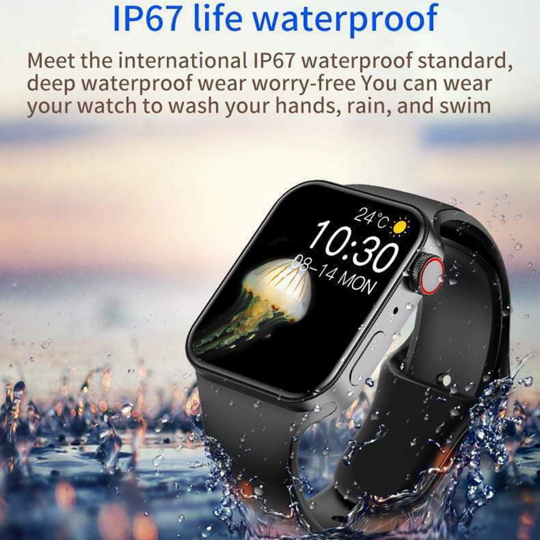 T100 Pro Smartwatch με παλμογράφο 45mm μπλε