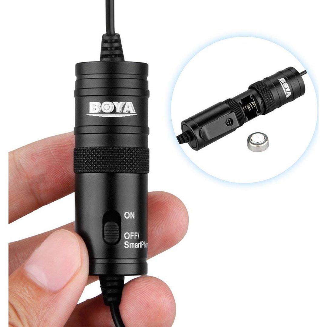 Boya Πυκνωτικό Μικρόφωνο 3.5mm BY-M1 Πέτου για Κάμερα