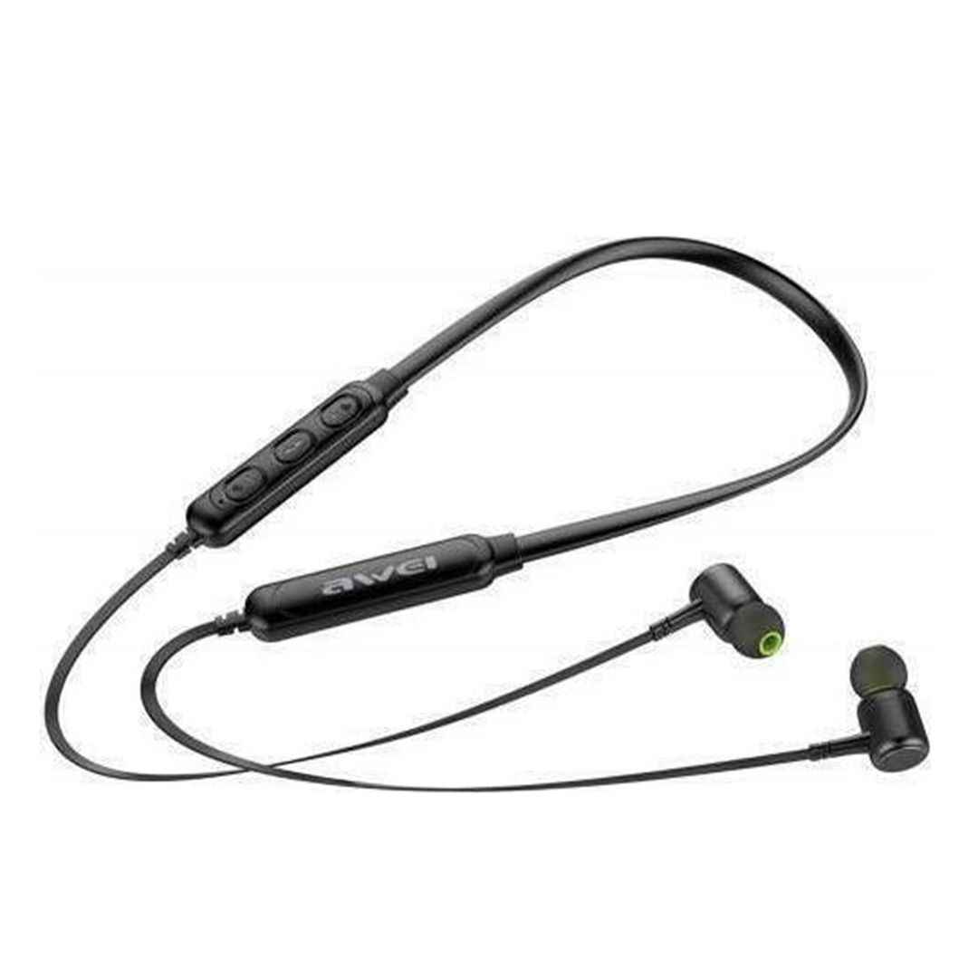 Awei G10BL In-ear Bluetooth Handsfree Ακουστικά με Αντοχή στον Ιδρώτα Μαύρα