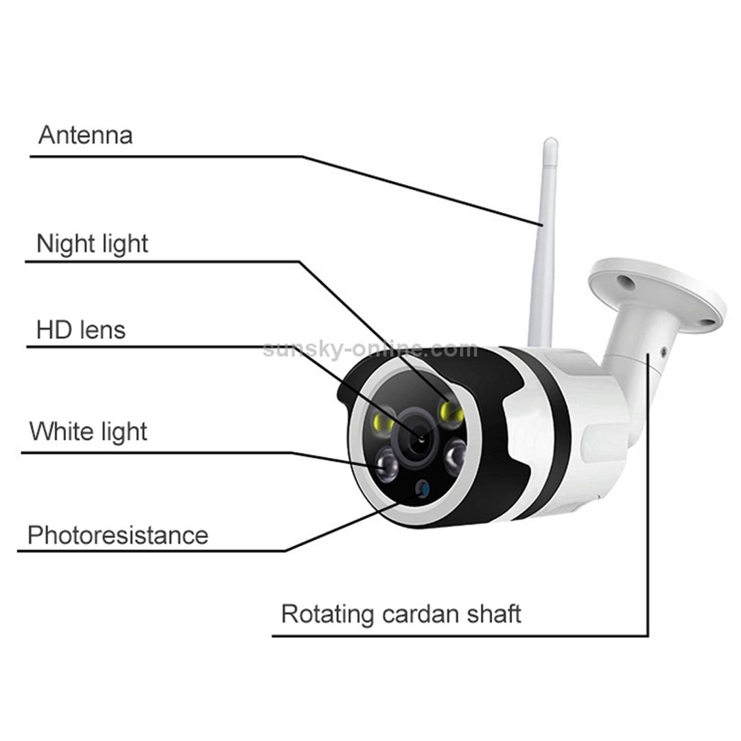 Jortan JT-82216 IP Κάμερα Παρακολούθησης Wi-Fi HD Αδιάβροχη με Φακό 3.6mm 101178
