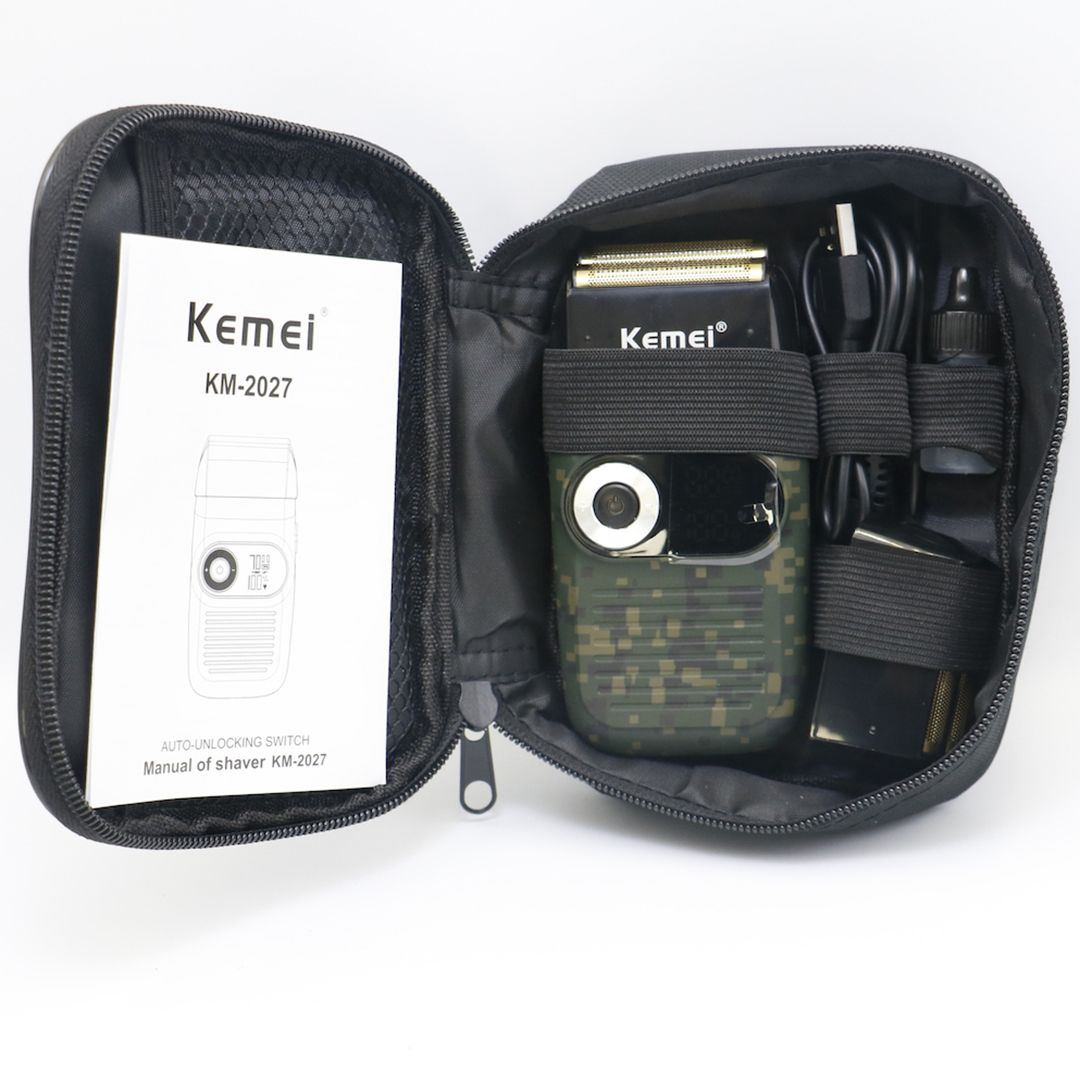 Kemei KM-2027 Ξυριστική Μηχανή Προσώπου / Σώματος Επαναφορτιζόμενη