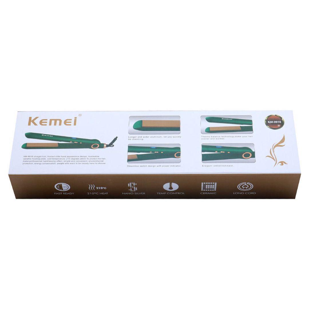 Kemei KM-9916 Πρέσα Μαλλιών με Κεραμικές Πλάκες 45W