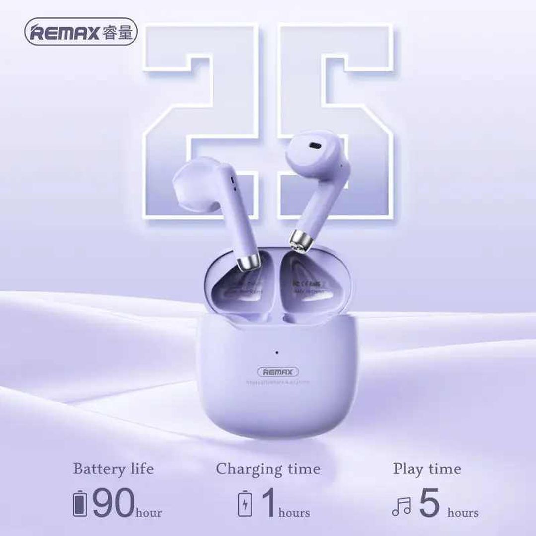 Remax TWS-19 Earbud Bluetooth Handsfree Ακουστικά με Θήκη Φόρτισης Λευκά