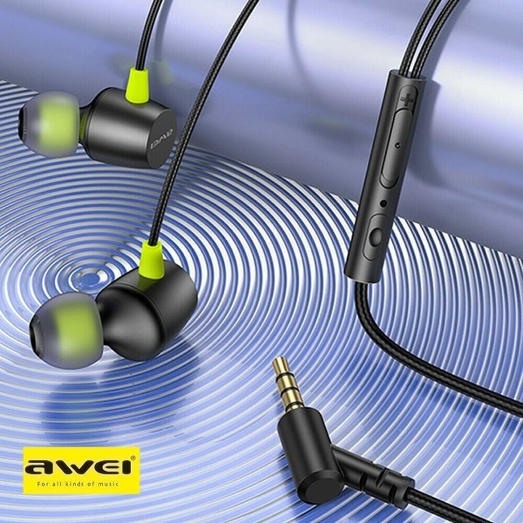 Awei L5 In-ear Handsfree με Βύσμα 3.5mm Μαύρο