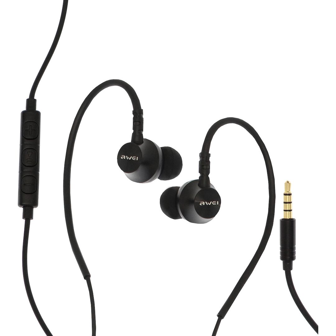 Awei L3 In-ear Handsfree με Βύσμα 3.5mm Μαύρο