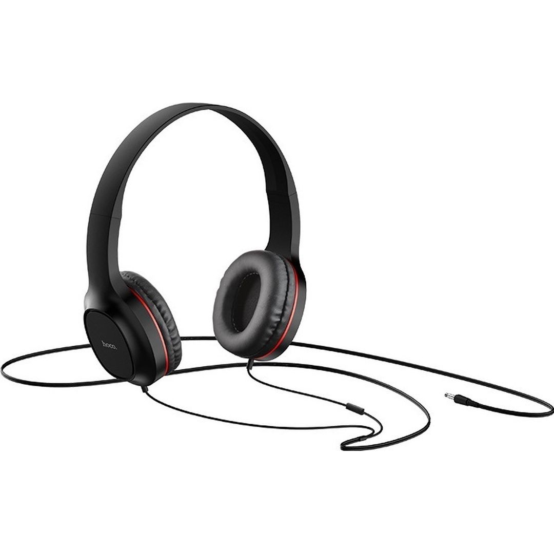 Hoco W24 Enlighten Ενσύρματα On Ear Ακουστικά Μπλε