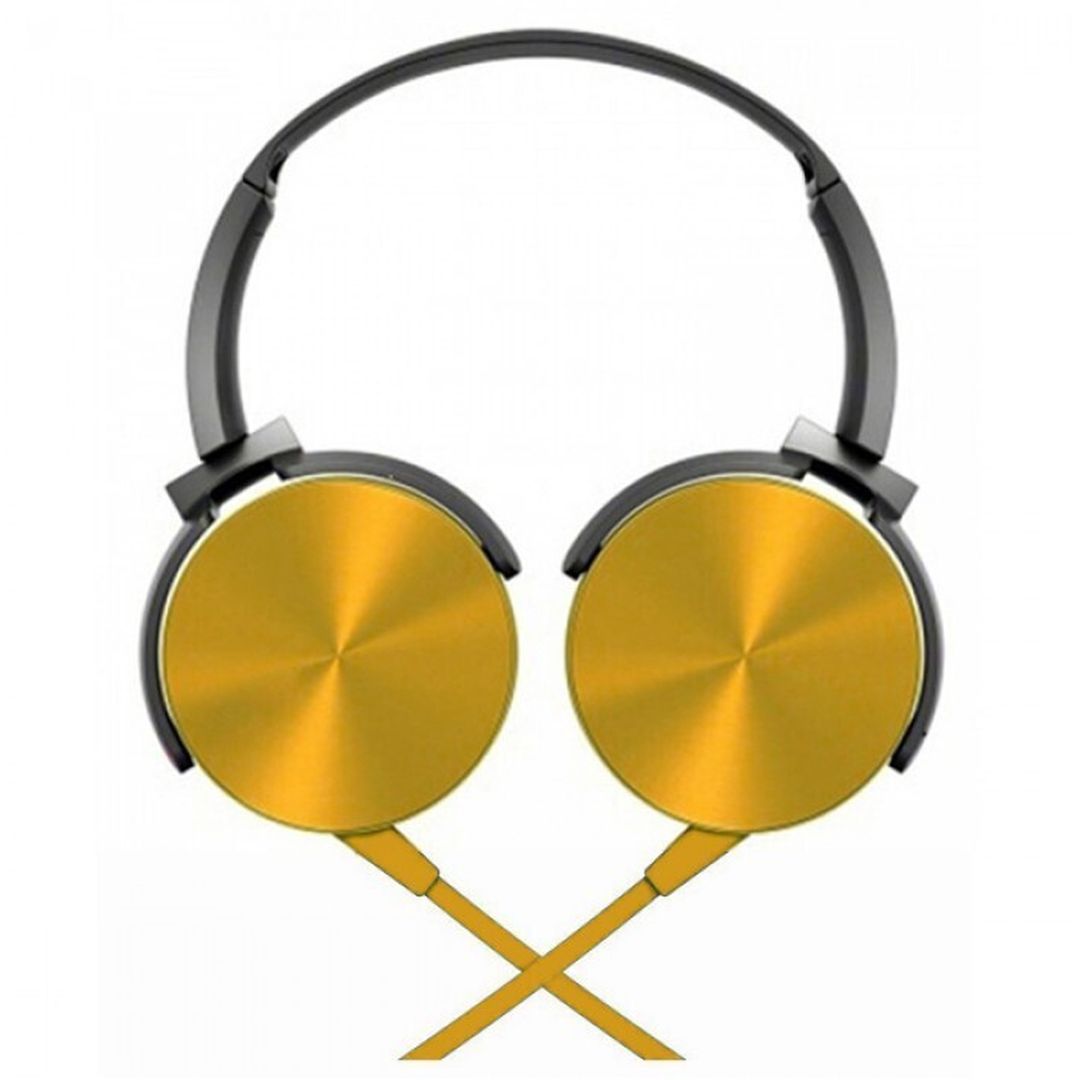 On Ear Extra Bass Ενσύρματα On Ear Ακουστικά Κίτρινα