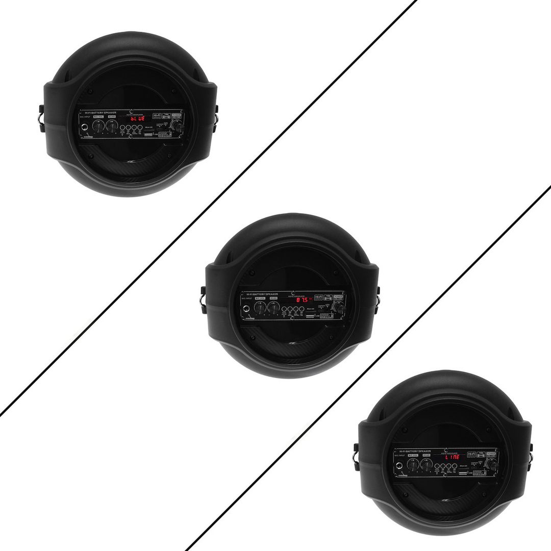 Σύστημα Karaoke με Ενσύρματo Μικρόφωνo Kimiso QS-4001 σε Μαύρο Χρώμα
