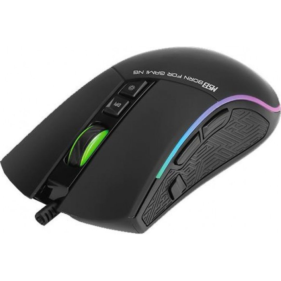 Marvo M513 RGB Gaming Ποντίκι 4800 DPI Μαύρο