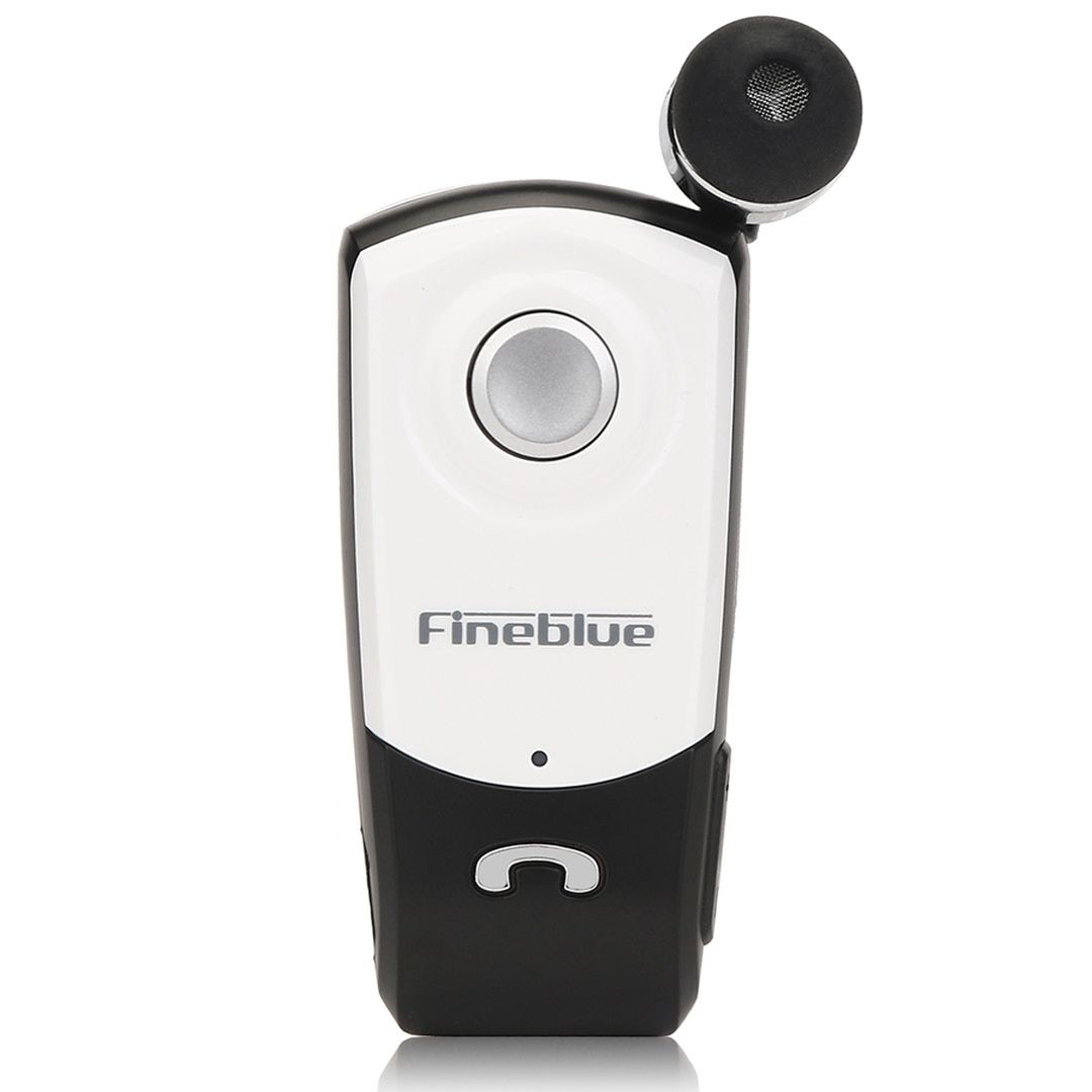 Fineblue F960 In-ear Bluetooth Handsfree Ακουστικό Πέτου Λευκό