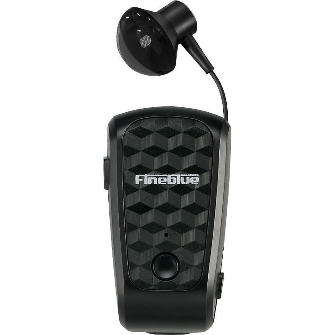 Fineblue FQ-10 PRO Earbud Bluetooth Handsfree Ακουστικό Πέτου Μαύρο