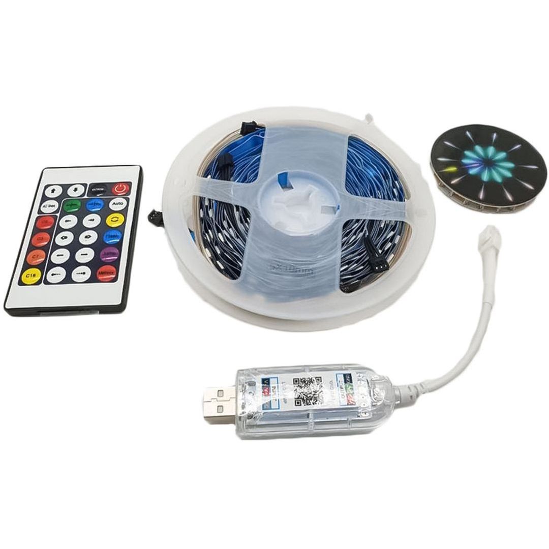 Aerbes Ταινία LED Τροφοδοσίας USB (5V) RGB με Τηλεχειριστήριο Τύπου SMD5050 AB-Z1074