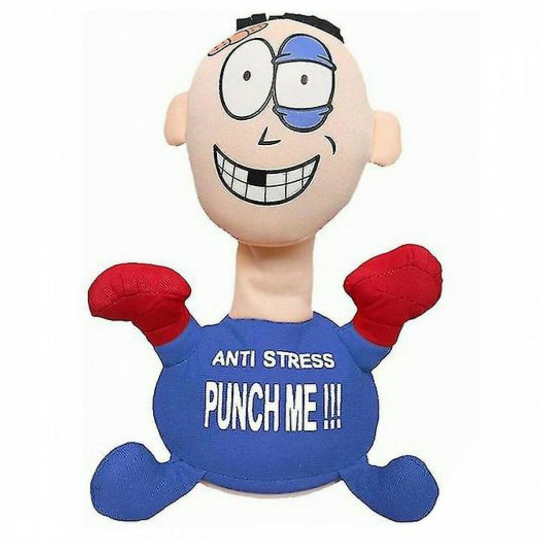 Κούκλα Anti-Stress Punch Me Μπλε