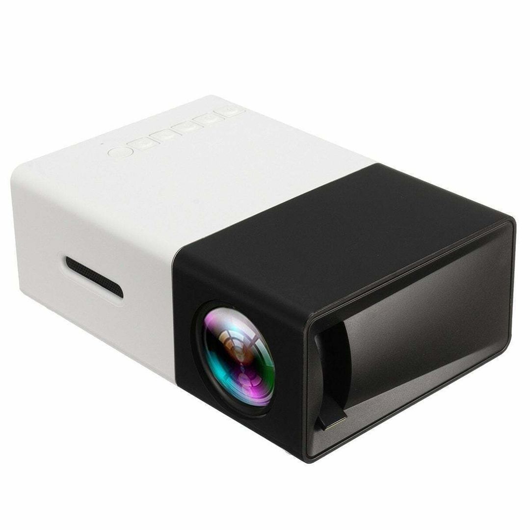 YG-300 Mini Projector Λάμπας LED Μαύρος
