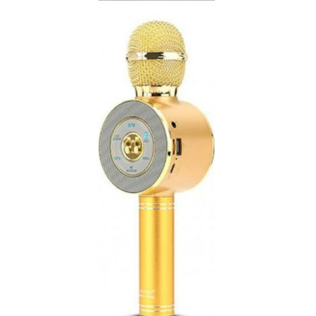 Ασύρματο Μικρόφωνο Karaoke WS-669 σε Χρυσό Χρώμα