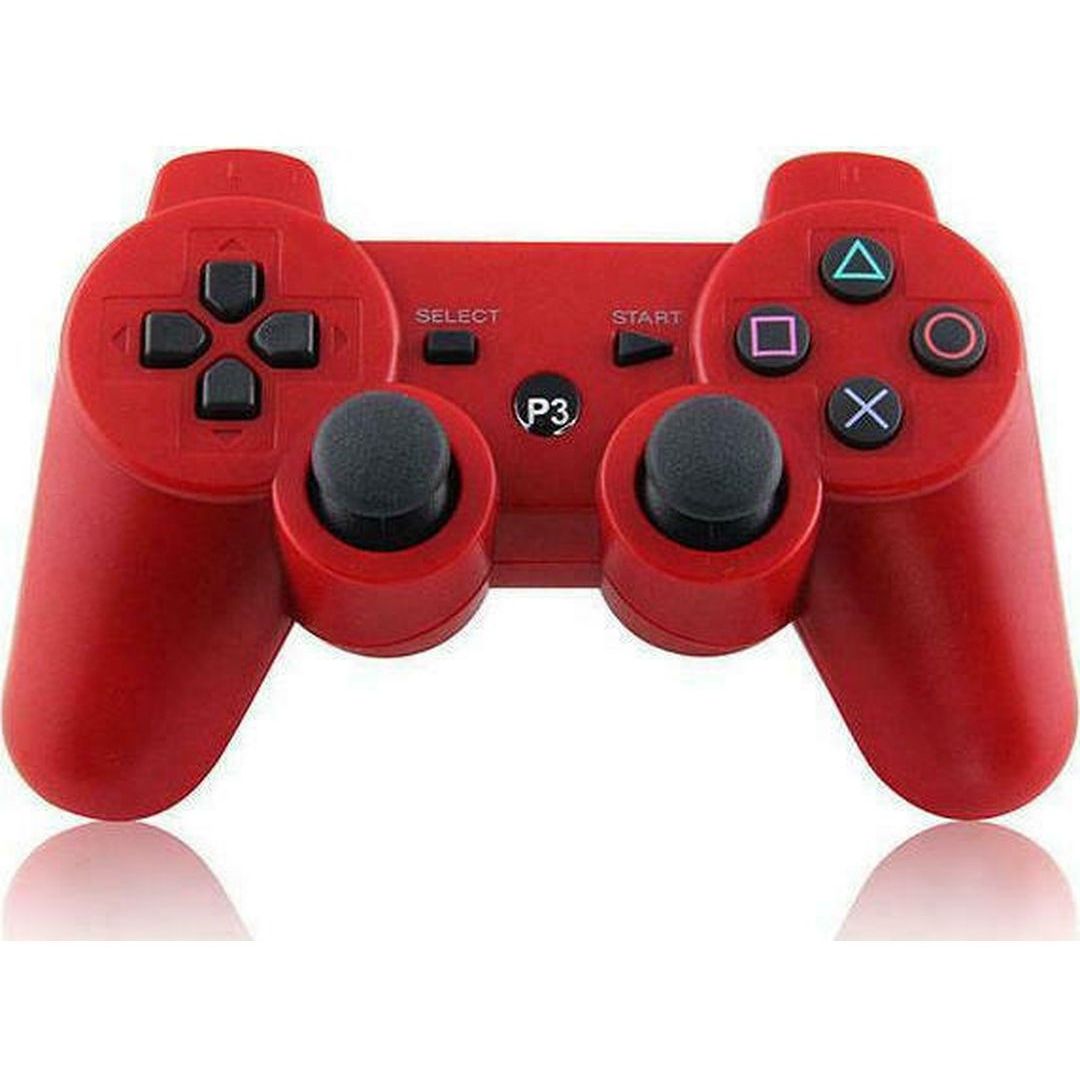Doubleshock Ασύρματο Gamepad για PS3 Κόκκινο