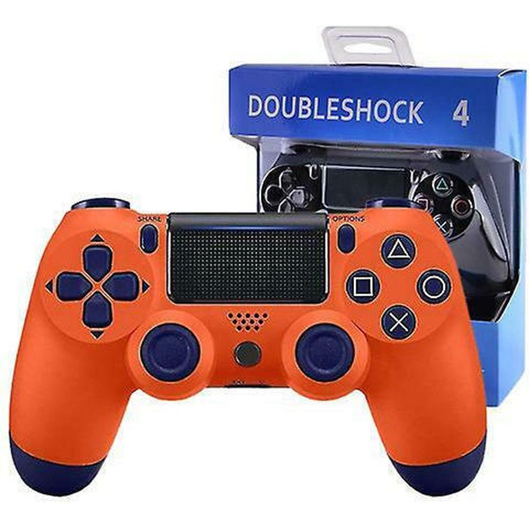 Doubleshock Ασύρματο Gamepad για PS4 Πορτοκαλί