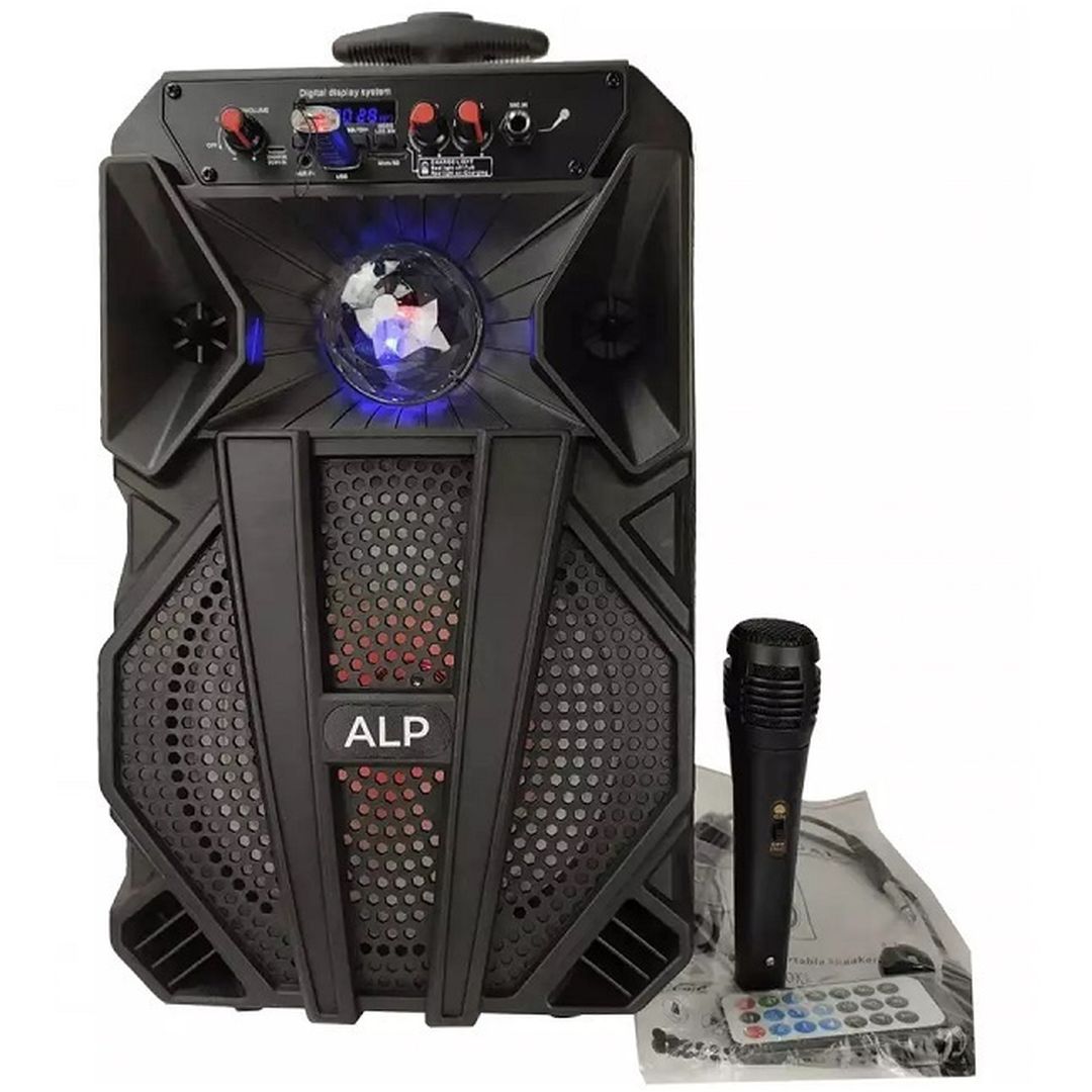 Ηχείο με λειτουργία Karaoke ALP-818 σε Μαύρο Χρώμα