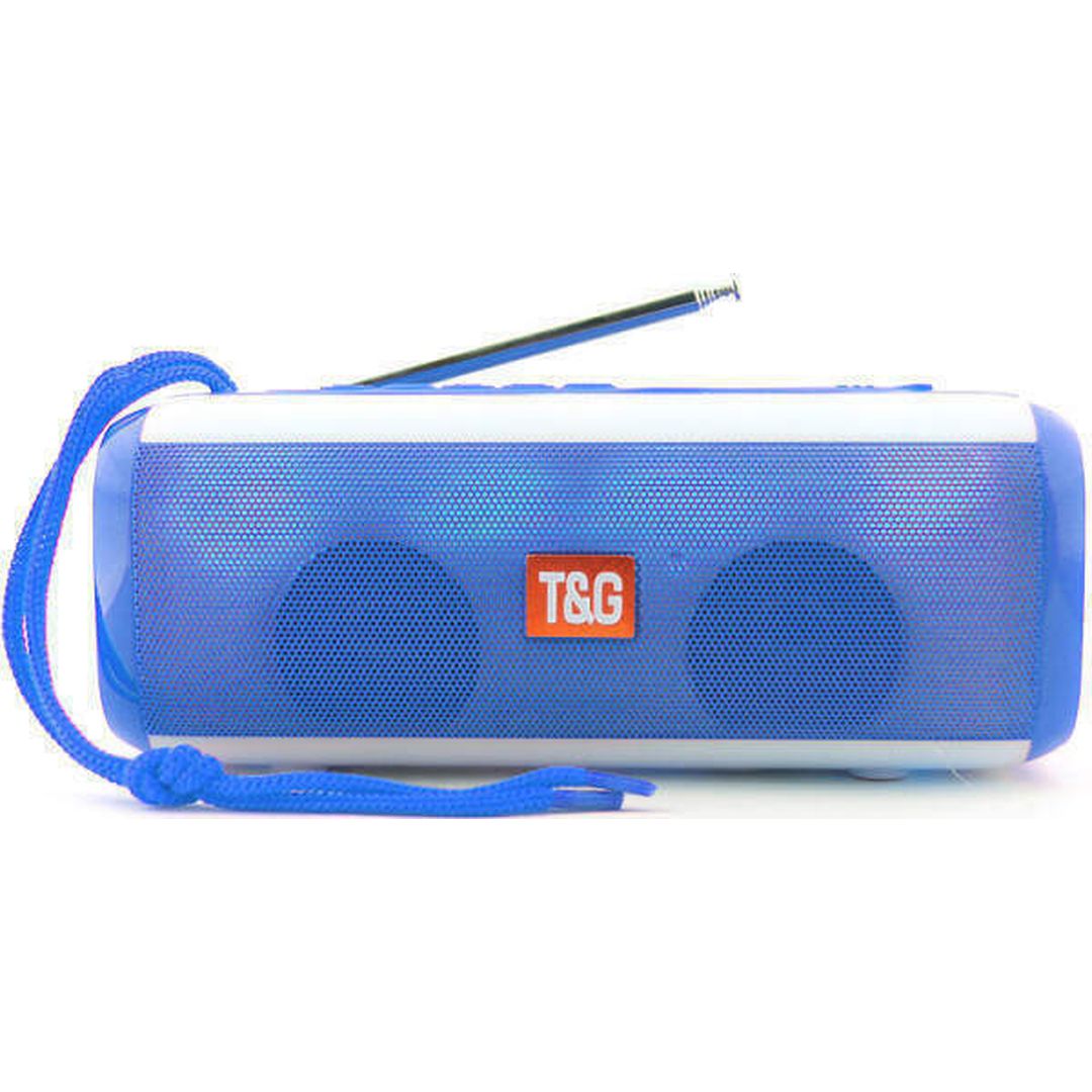 T&G TG-144T Ηχείο Bluetooth 10W με Ραδιόφωνο Μπλε