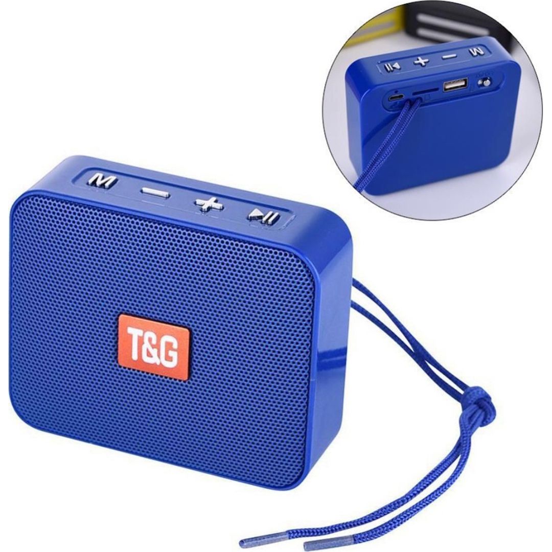 T&G TG-166 Ηχείο Bluetooth 5W με Διάρκεια Μπαταρίας έως 2 ώρες Μπλε