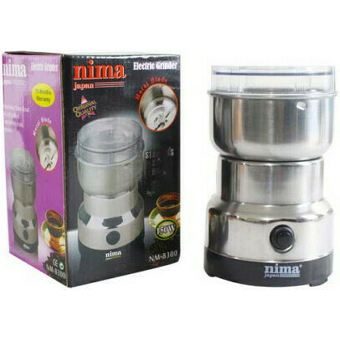 Nima NM-8300 Ηλεκτρικός Μύλος Καφέ 150W με Χωρητικότητα 50gr Ασημί