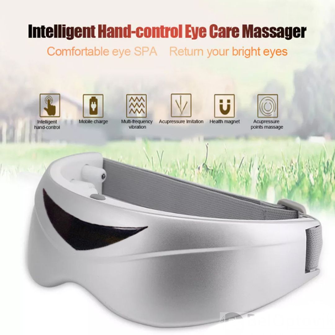 Eye Massager Συσκευή Μασάζ για τα Μάτια με Δόνηση Μαύρη H-990