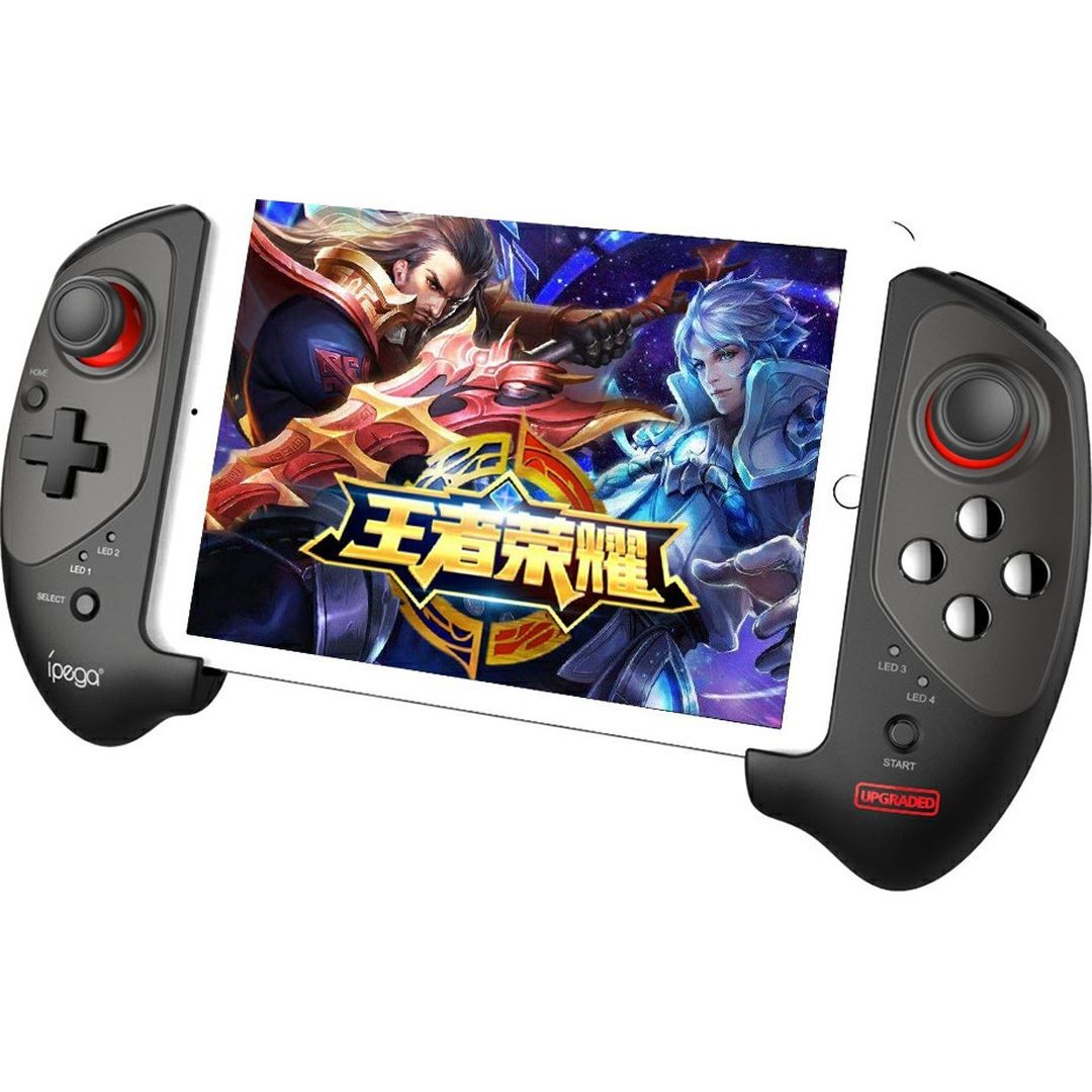 iPega 9083s Red Bat Ασύρματο Gamepad για Android / PC / iOS Μαύρο
