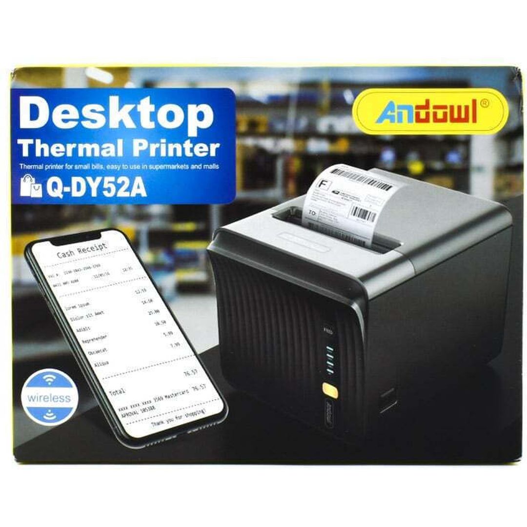 Andowl Q-DY52A Θερμικός Εκτυπωτής Αποδείξεων USB XFQDY52A