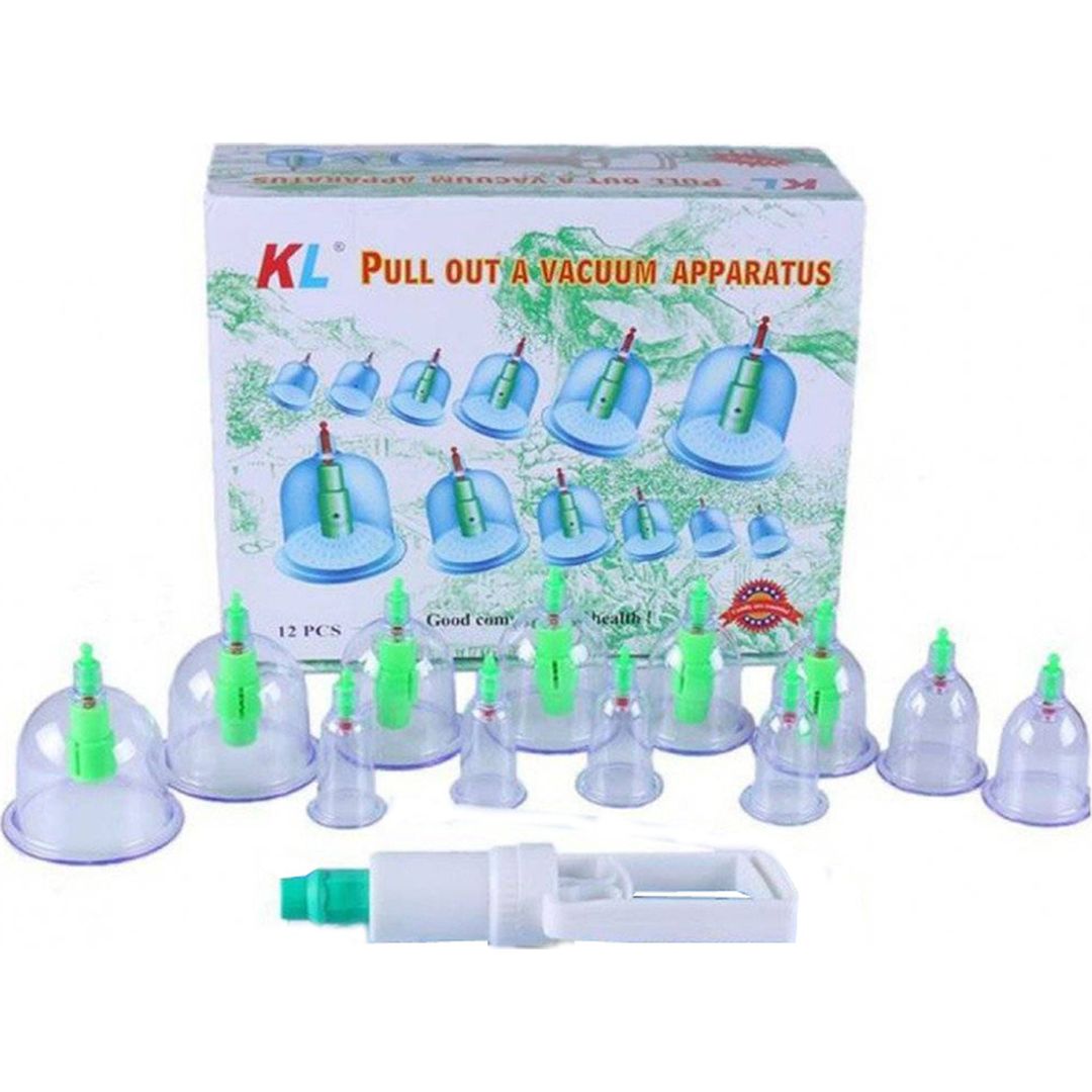 KN Pull Out A Vacuum Apparatus Θεραπευτική Συσκευή με Βεντούζες 12τμχ