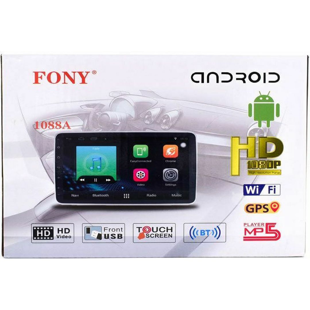 Fony 1088A Ηχοσύστημα Αυτοκινήτου Universal 2DIN +32GB Bluetooth/USB/AUX/WiFi/GPS με Οθόνη 10