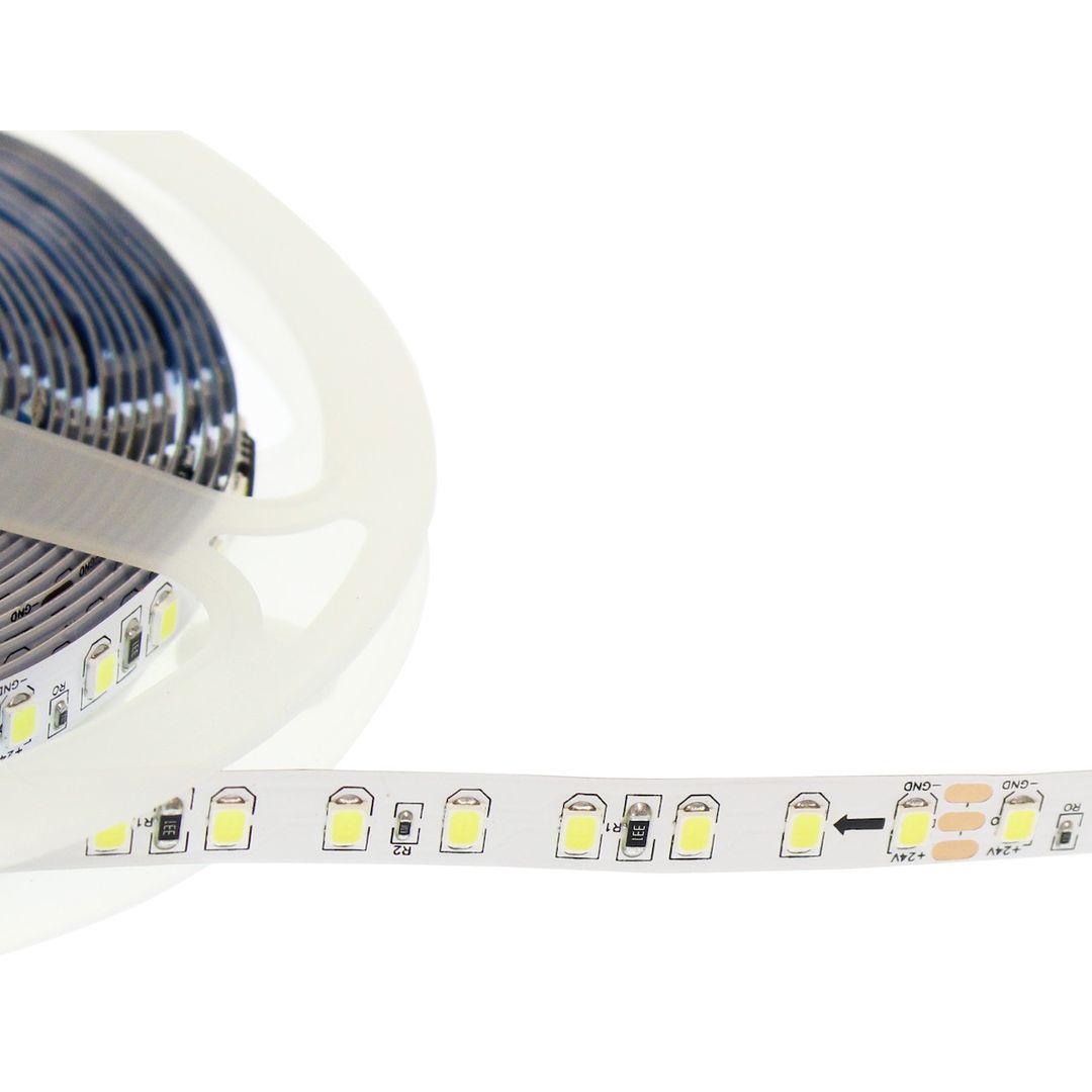 Ταινία LED Τροφοδοσίας 24V με Ψυχρό Λευκό Φως Μήκους 5m Τύπου SMD3528 AB-Z1072