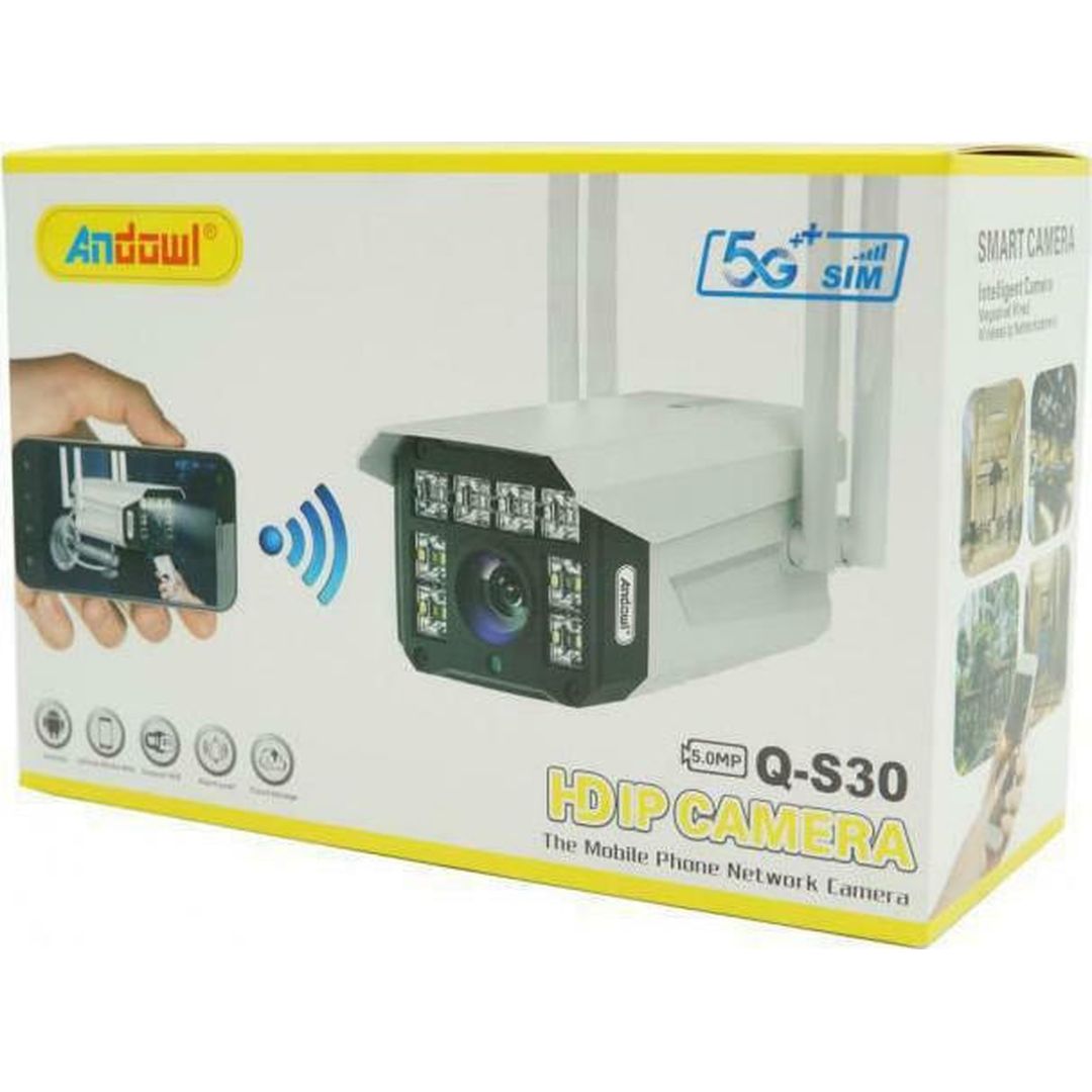 Andowl Q-S30 IP Κάμερα Παρακολούθησης Wi-Fi 1080p Full HD Αδιάβροχη Q-S30