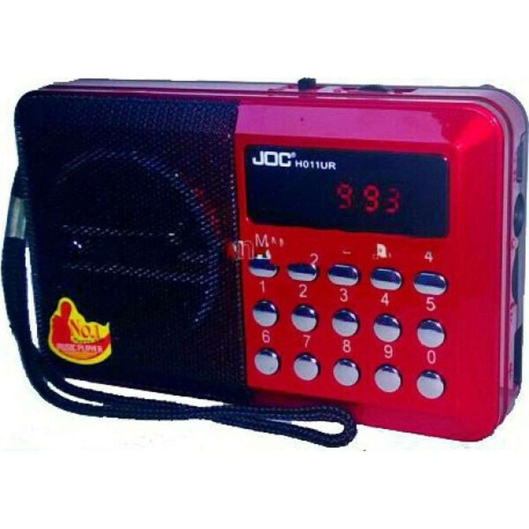add0639 Φορητό Ραδιόφωνο Επαναφορτιζόμενο με USB Κόκκινο