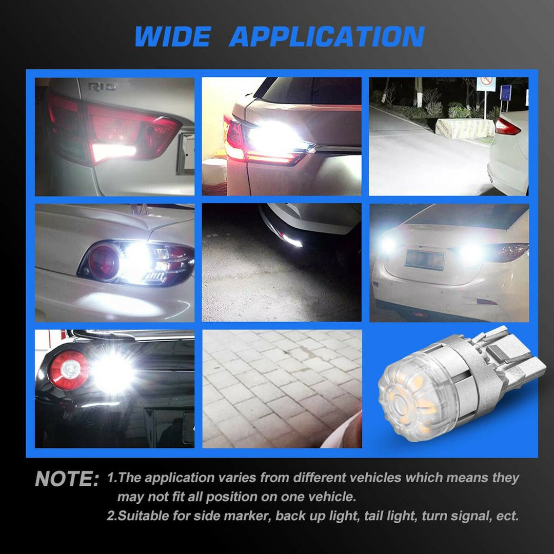 NovSight Λάμπες Αυτοκινήτου & Μοτοσυκλέτας T20 LED 6500K Ψυχρό Λευκό 12V 9W 2τμχ A500 SL2 7443W