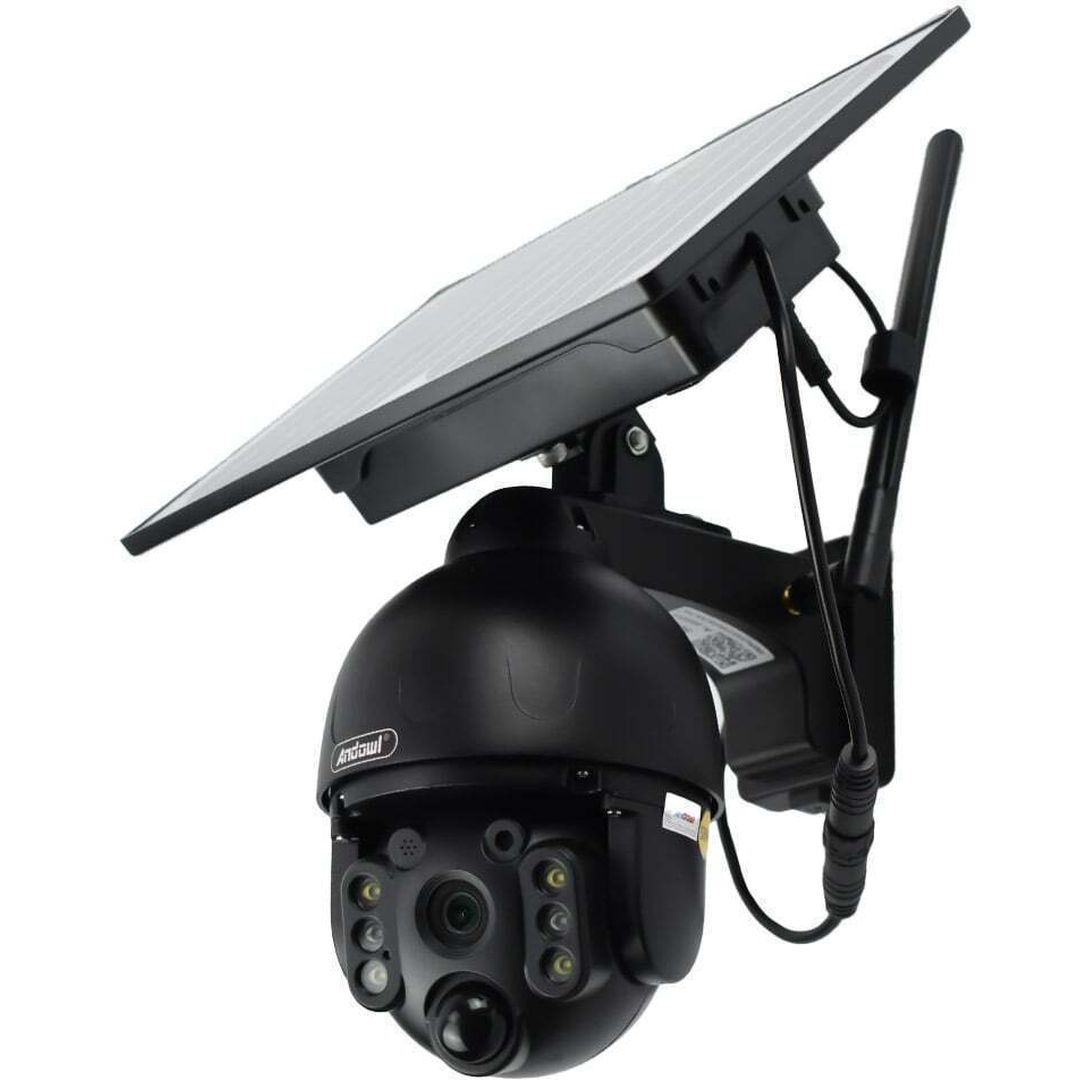 Andowl IP Κάμερα Παρακολούθησης Wi-Fi 1080p Full HD Αδιάβροχη Μπαταρίας με Αμφίδρομη Επικοινωνία σε Μαύρο Χρώμα Q-SX80