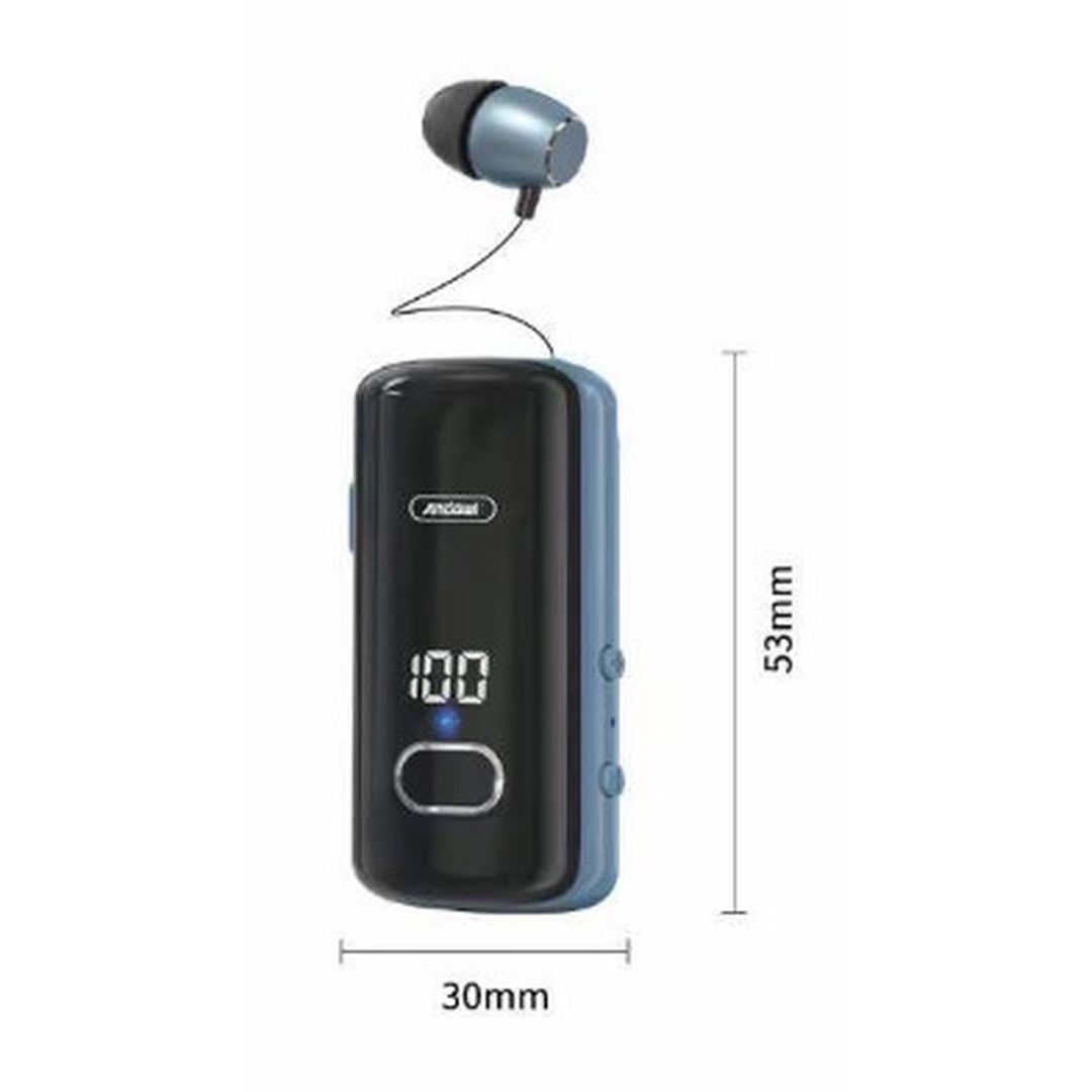 Andowl Q-EH580 In-ear Bluetooth Handsfree Ακουστικό Μαύρο