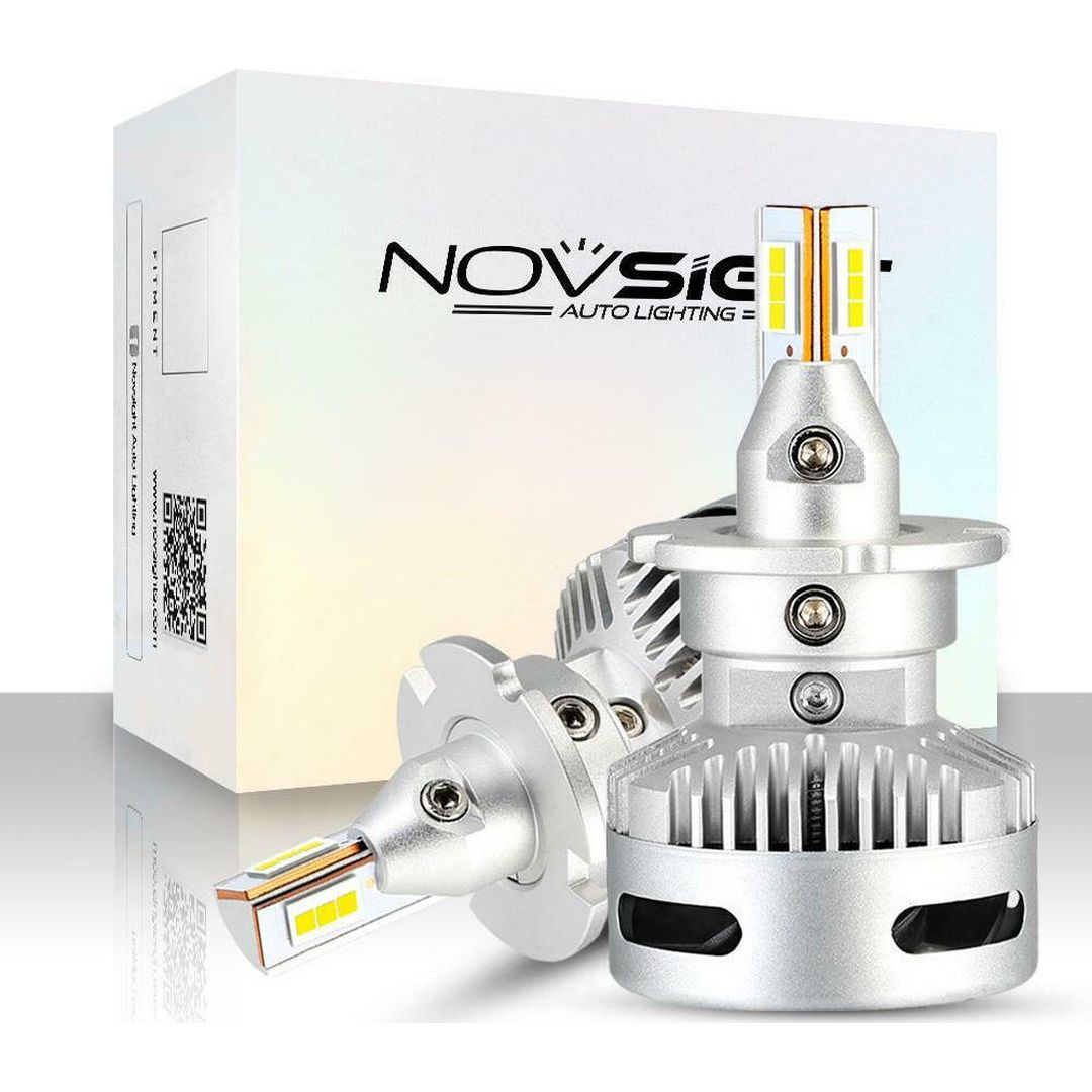 NovSight Λάμπες Αυτοκινήτου N26 H7 LED 6500K Ψυχρό Λευκό 12-24V 90W 2τμχ A500-N26-H7
