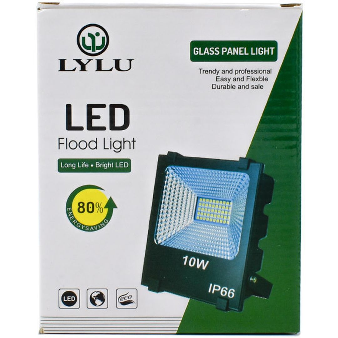 Προβολέας Flood Light LED SMD 10W AC85 - 265V IP66 Λευκού Φωτισμού LYLU LY-10W - Μαύρο