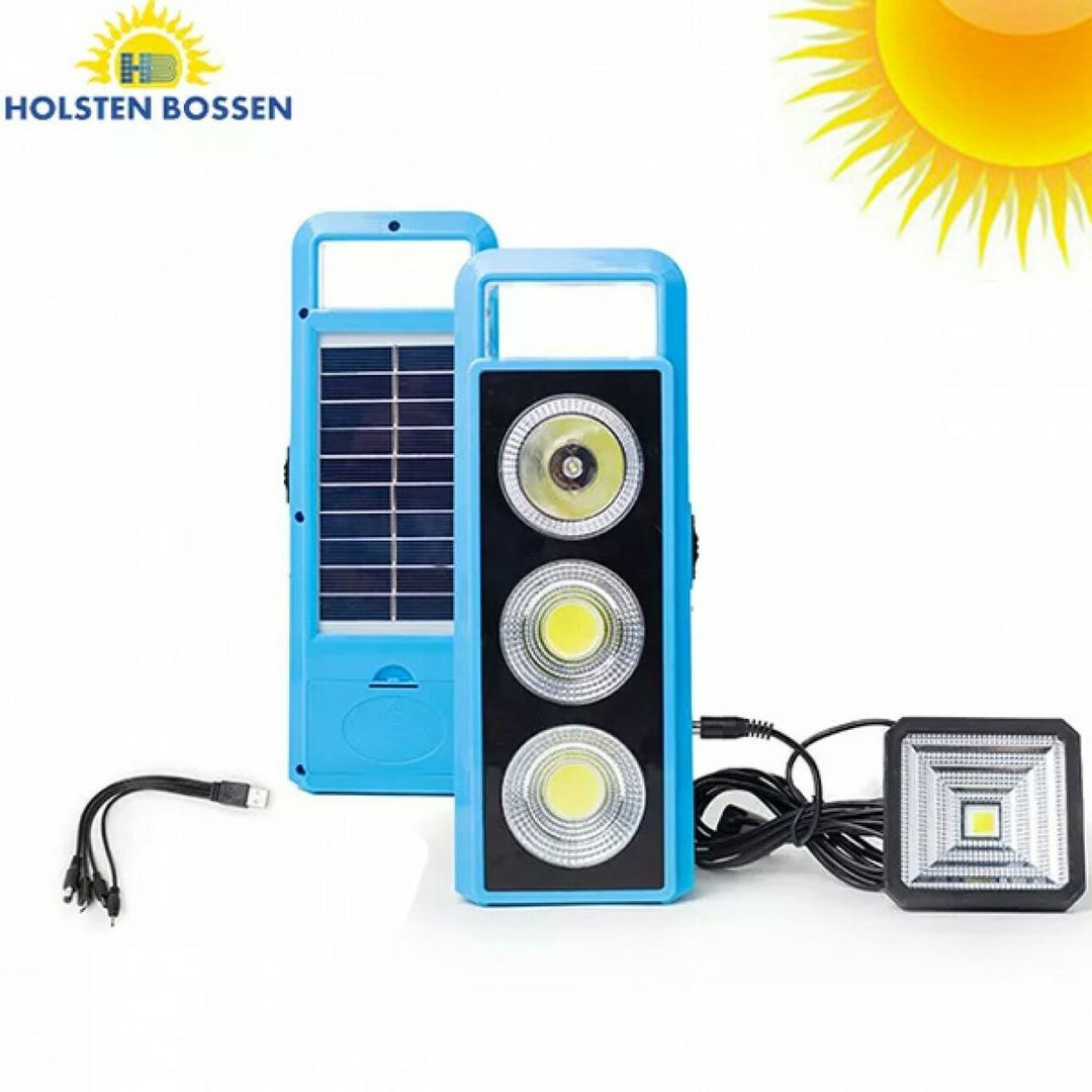 Ηλιακό σύστημα φωτισμού Ηλιακό Σύστημα Φωτισμού LED 5W με Φωτοβολταϊκό Πάνελ & Κρεμαστό Φωτιστικό 3W & Φορτιστής USB Power Bank