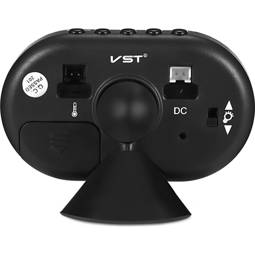 Ψηφιακό Ρολόι / Βολτόμετρο / Θερμόμετρο Αυτοκινήτου Κόκκινο VST-7009V
